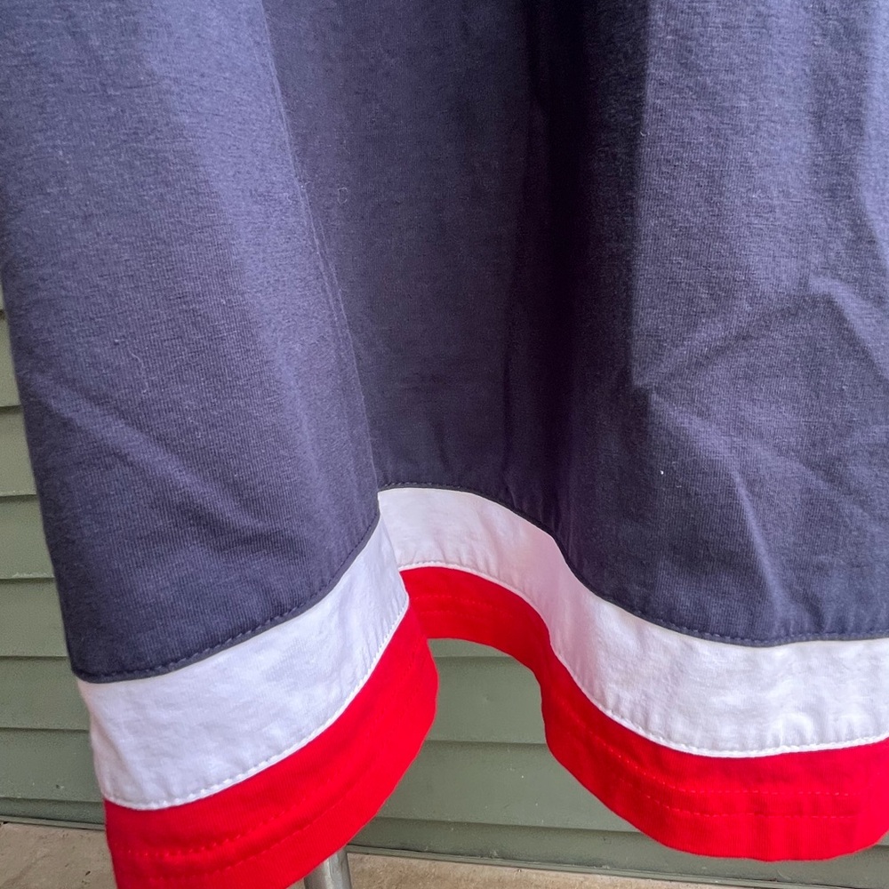 Cute Vavy and Red Women's Teddy Bear Sleep Shirt - Picture 6 of 8